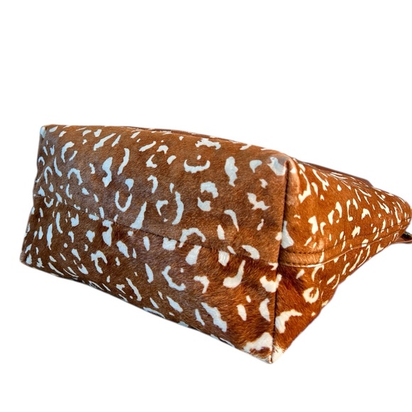 Madewell The Medium‎ Transport Tote Printed Calf Hair Edition Pecan M6314 Bag - Picture 6 of 7